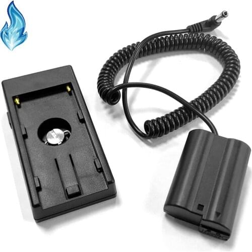 10Sets NP-F970 F750 Battery Holder Mount Plate with EP-5B DC Coupler for Nikon 1V1 D7200 D7100 D7000 D810 D810A D800 D800E D750