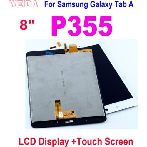 100% Tested 8" P355 LCD Replacement For Samsung Galaxy Tab A SM-P355 P355 LCD Display Touch Screen Digitizer Assembly