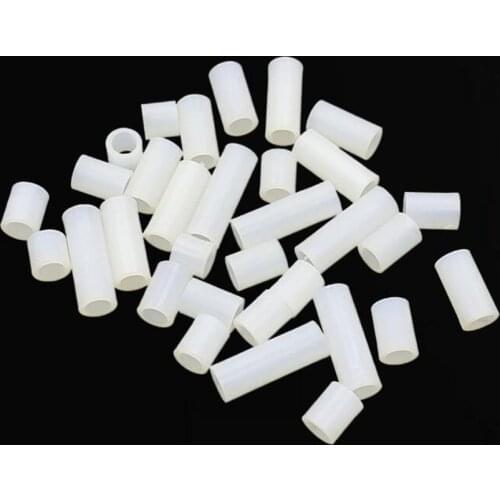 M5*3.2*H Full size ABS Circular hollow Nylon column /Isolation Interval column ID:3.2mm*OD:5mm*H