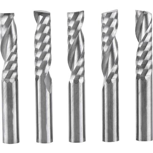5pcs/Lot End Mills 6mm Milling Cutters CNC Milling Bits 6mm Shank Tungsten Carbide Single Flute End Mills Cutters