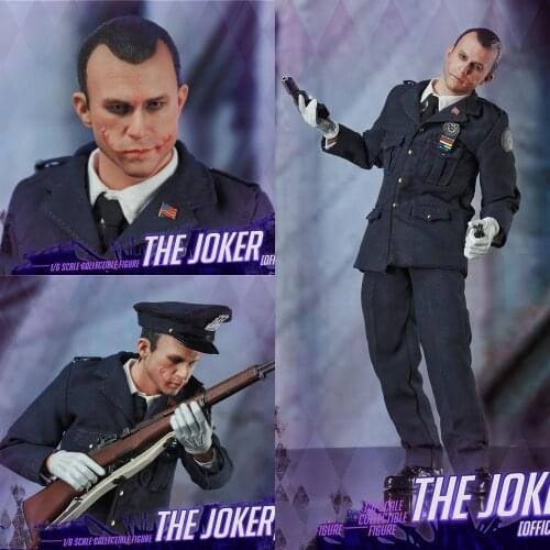 ARTOYS AR-003 1/6 Scale American Gotham Police Clown The Joker Office Ver. 12 inch Action Figures Full Set Model for Collection