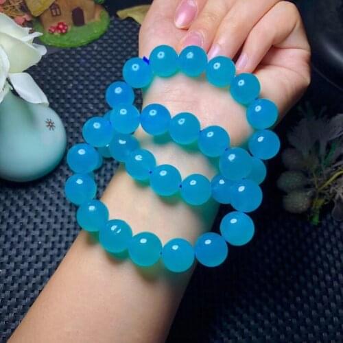 13mm Natural Amazonite Bracelet Jewelry For Women Lady Men Beauty Gift Crystal Stone Stretch Round Beads Reiki Gemstone AAAAA