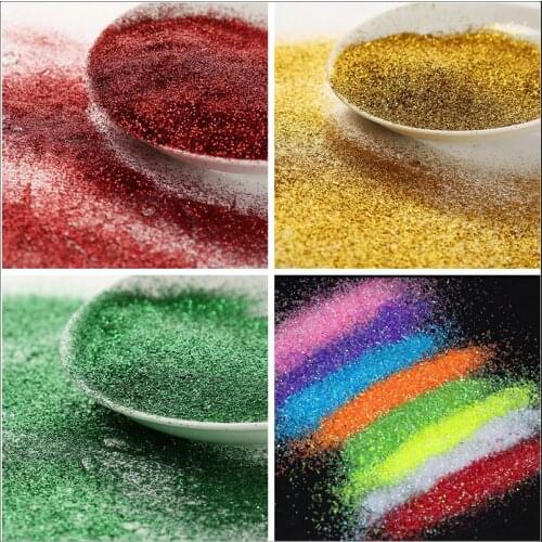 1/128(0.2mm) Normal super shiny black color Glitter Shimmer Powder for nail art, Decoration Nail Art Tips,#06