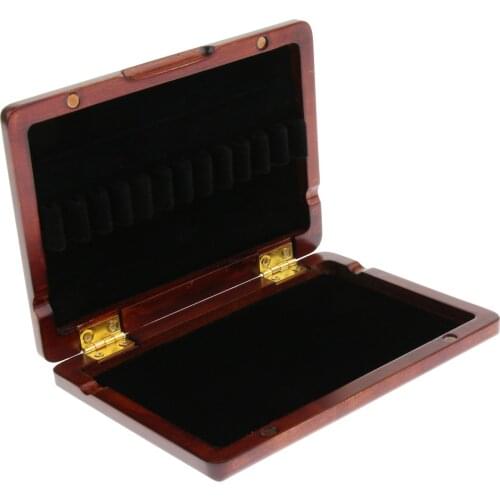 Wooden Oboe Reed Storage Case For 12 Reeds Wind Woodwind Accessories