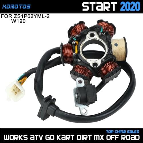 Motorcycles Ignition Stator Coil For ZongShen 190cc Z190 W190 1P62YML-2 Electric Starter Engine Dirt Pit Bike Atv Quad Parts