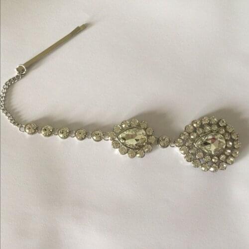 Beautiful matha patti hair style Handmade Kundan Stone Indian Head Piece wedding party