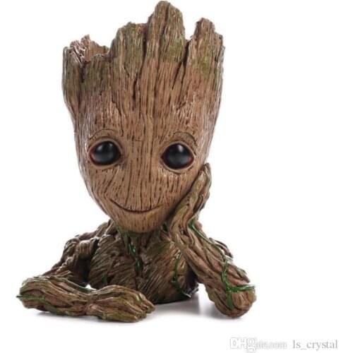 Creative Man Planter Pot Flowerpot Figure Flower Pot Style Gift Guardians of The Galaxy Home Decor