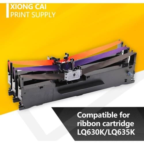Ribbon Cartridges Compatible for Epson LQ630K/LQ635K/LQ730K/630 /LQ80KF/LQ-80KFⅡ/LQ735K/LQ610K/615K Black/Red/Blue Ribbon Refill