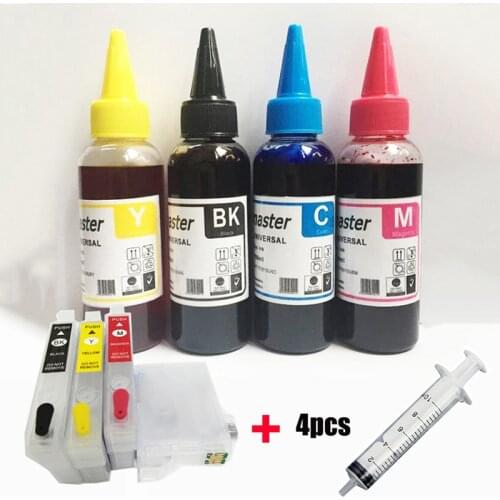 Vilaxh 603XL T603XL T603 Refillable Ink Cartridge ARC chip + Dye ink For Epson XP2100 XP2105 XP3100 XP3105 XP4100 XP4105 WF2810