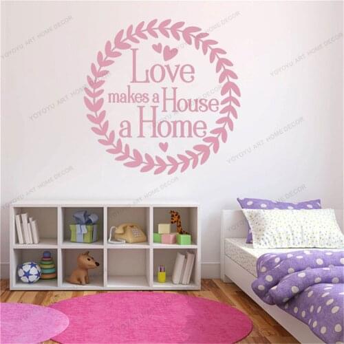 Famliy Love Wall Stickers Decal Quote Room Decoration Wall Decals Sticker Vinyl Wallpaper Poster Mural For Kids Room CX2148