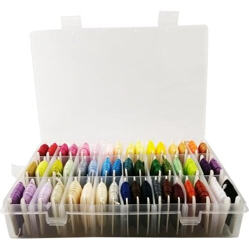 Funthread Embroidery Floss Rainbow Color 447 Skeins Per Pack Cross With Case Stitch Threads Friendship Bracelets Floss Crafts