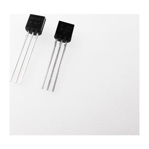 New 1000PCS NEW BC557B 500PCS + BC547B 500PCS BC547 BC557 TO-92 Small Signal Transistors