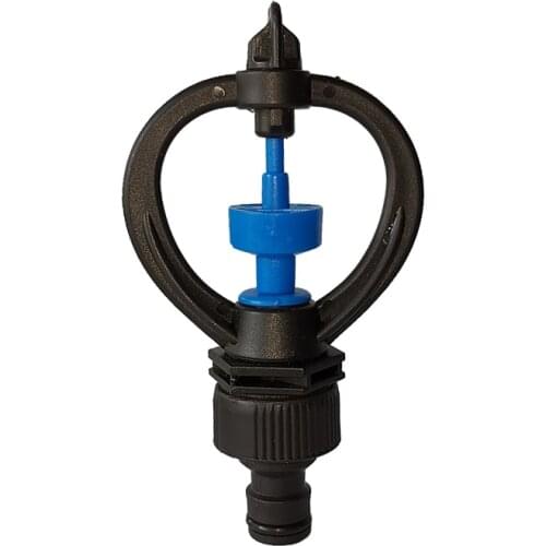 2Pcs 3/4'' Male Thread Plastic Rotate Sprinkler Connect 16mm quick connector Garden Lawn Micro Irrigation System Watering Nozzle