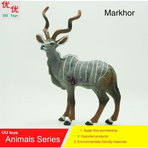 Hot toys:Markhor simulation model Animals kids toys children educational props