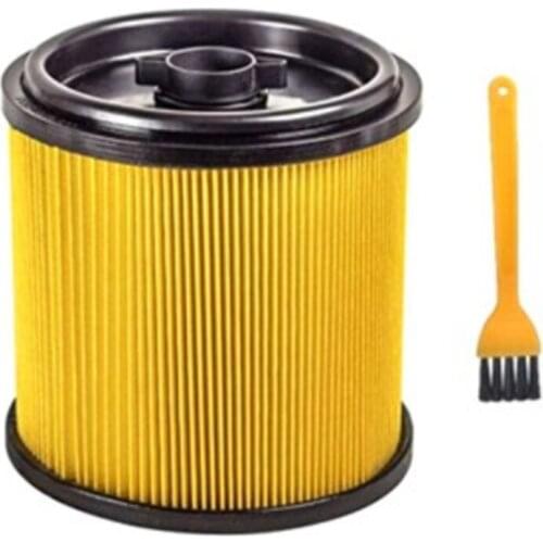 Replacement Filter For Vacmaster Standard Cartidge Filter & Retainer, Fits 5 To 16 Gallon Wet And Dry Vacuum Cleaner