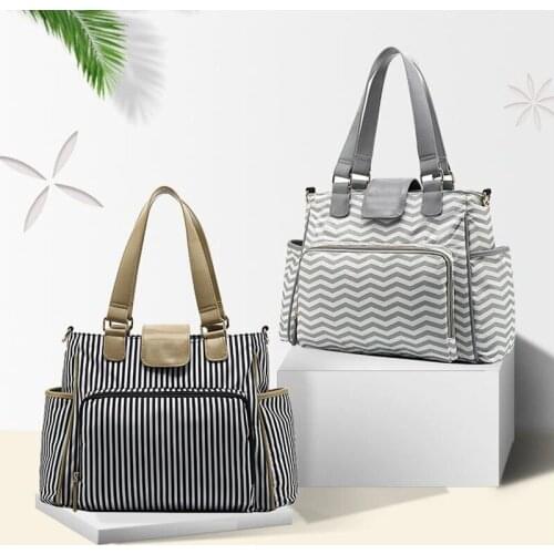 Bolsa maternidade baby diaper bag wet and dry diaper bag dual handle wet bag anti-theft hand bag mother bag baby care bag