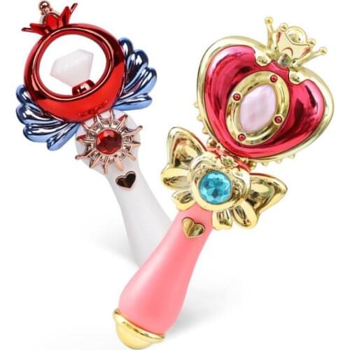 Luminous Projection Toys LED Night Light Magic Wand With Music Flash Shine Glow Stick Creative Toys Gifts For Children Kids Girl