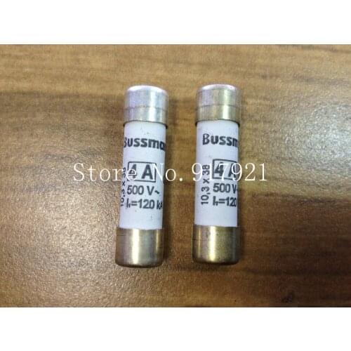 [ZOB] The United States Bussmann C10G4 BUSS 4A500V 10X38 FUSE tube --30PCS/LOT