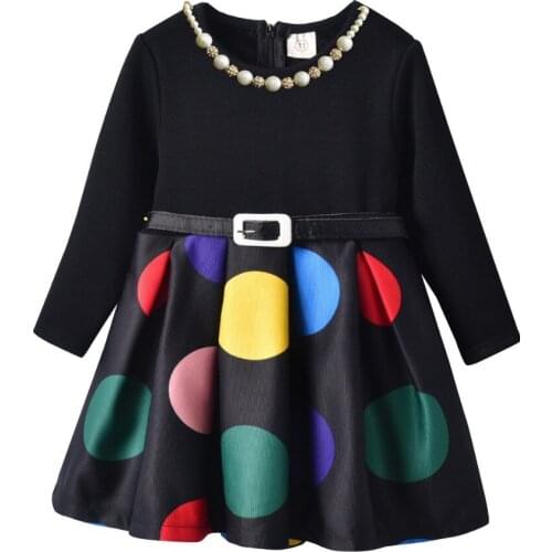 Baby girls winter dress kids dresses for girl clothes 2020 autumn children long sleeve party princess dress size 2 3 4 5 years