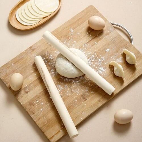 1PC Wood Rolling Pin Baking Cookies Biscuit Fondant Cake Dough Roller Household Bakeware Kitchen Tools