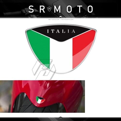 3D Motorcycle Tank Decal Italy Flag Sticker Case for Ducati Monster Aprilia Vespa Sprint GTS GTV LX etc