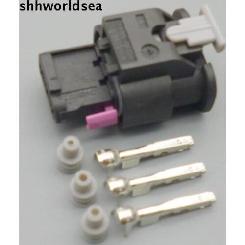 Worldgolden 5/30/100sets 1.5mm 3P car connector socket 1718653-1F