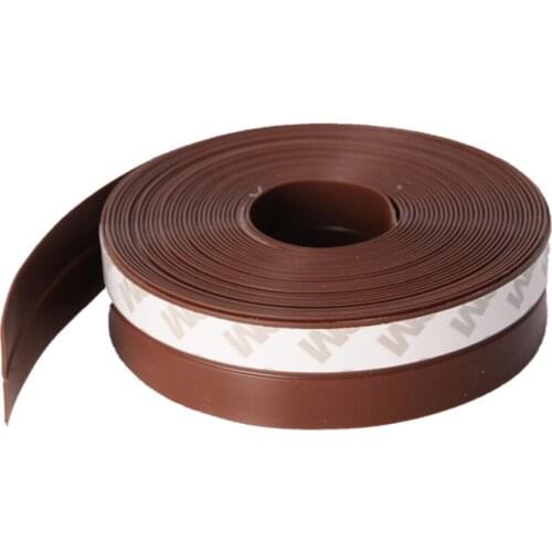 5Meters Door Bottom Seal Strip Weather Window Rubber Seal Weatherstrip Windproof Dust Self Adhesive Door Windshield Sealing Tape