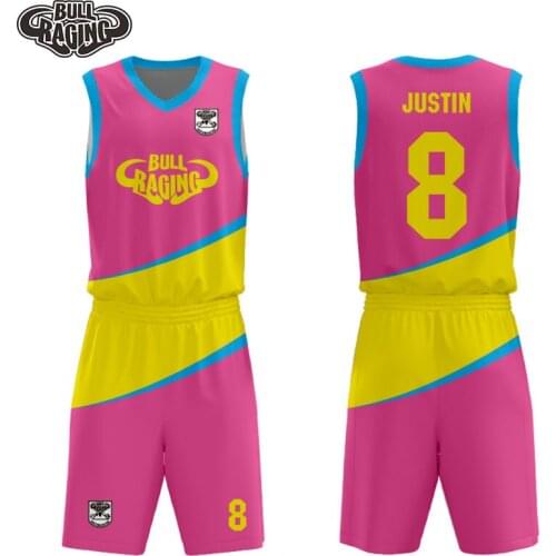 Men baksetball Jerseys Basketball Kit Adult Basketball Uniforms Customized Club Basketball Training set sublimation made