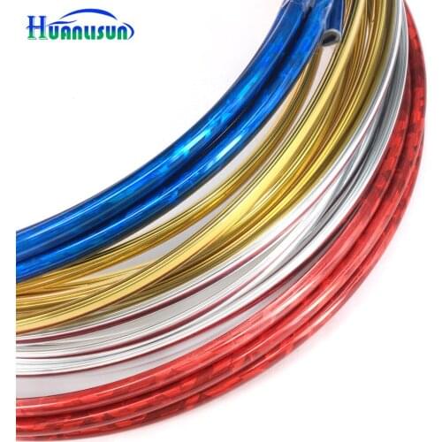 Free shipping 8metres U Style decoration strip Grille Chrome car Automotive air conditioning outlet blade car styling tuyeres