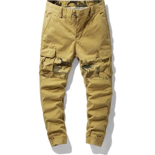 Denim Jogging Cargo Pants Classic Outdoor Army Tactical Pants Men Camouflage Military Multi Pocket Casual Pant
