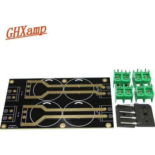 GHXAMP Hood 1969 Dual Power Supply Board Diy Kits Double Bridge Rectifier Board 2.0MM Thickness Immersion Gold Plate 1pc