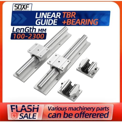 Factory direct sale TBR20, length 100mm-2300mm, +two sliders/4 sliders/one slider/one TBR20，Need to specify the length, please l