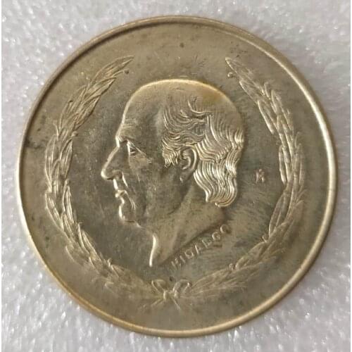 Mexican 5 Peso Silver Coin 1952 Independence War Memorial Silver Coin Old 100% Real Silver Original Coins Collectible Coin