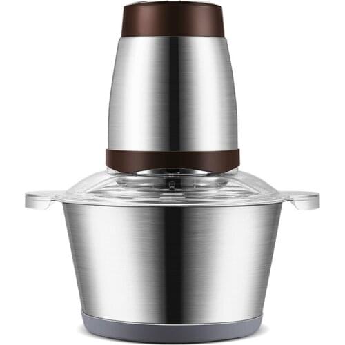 Meat Grinders USES an electric grinder to stir in a stainless steel bowl NEW