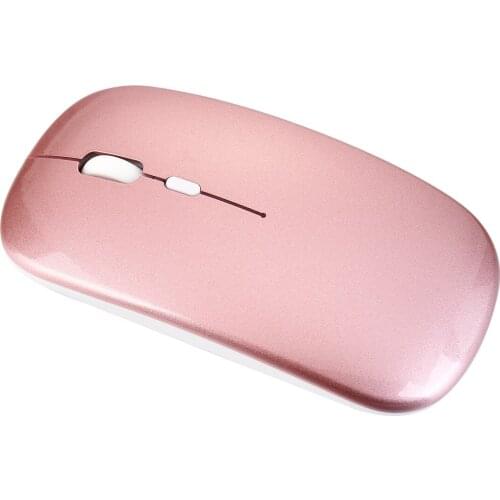 2.4G Wireless Mouse Rechargeable Charging Ultra-Thin Mute Office Notebook Mice Opto-electronic for Home Office Use Silent Mouse