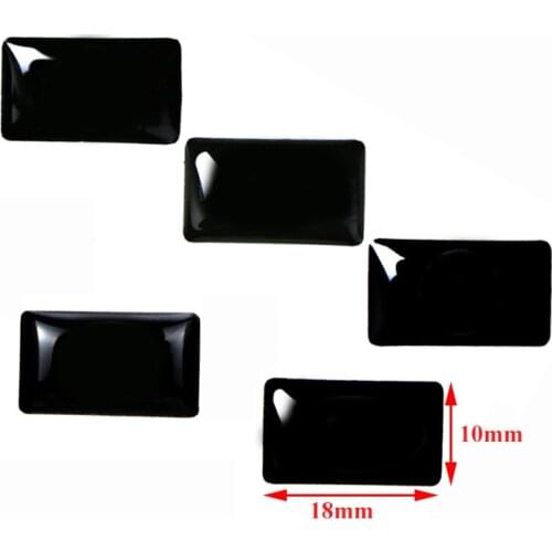 18*10mm Car Interior decoration button logo sticker with quare size