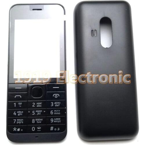 New Phone Housing Cover Case+English Or Russian Keypad For Nokia 220 RM-1125 Rm1125