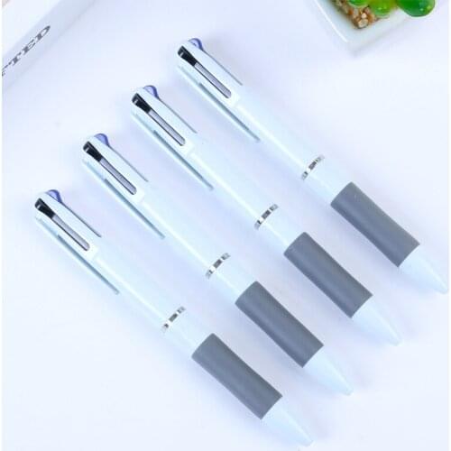 Three-color Ballpoint Pen Novelty Office Cool Pens Cute Stationary Supplies Student Stationery Gel Ink Pen Office Accessories