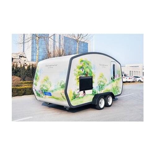 RL-F56 food truck mobile food trailer mobile Recreational Vehicle for sale
