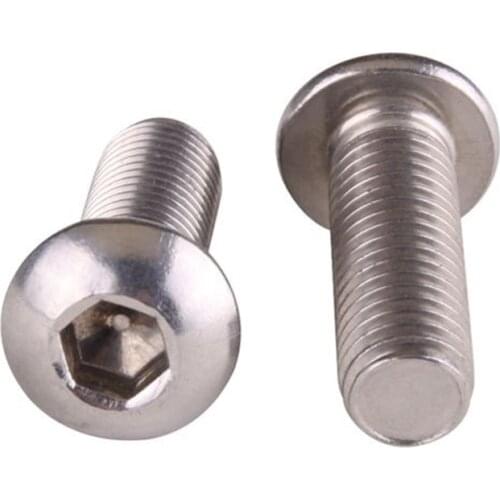 M2/M2.5 Hexagon Socket Pan Head Screw Hex Screws Tornillos Parafuso Allen Schroeven Inoxydable Stainless Steel Tornillo ISO7380