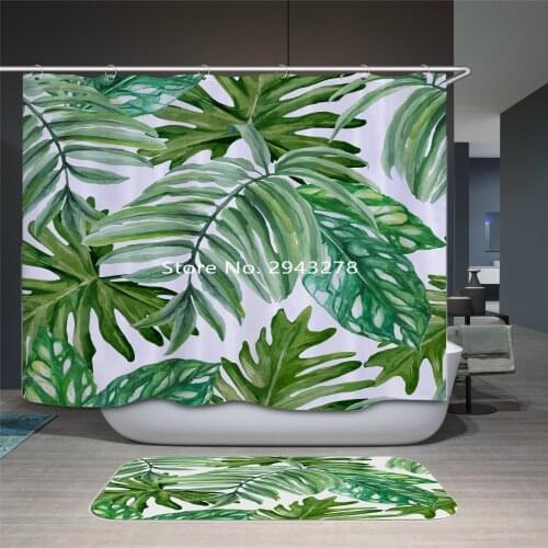 Cartoon Owl Flamingo Design Waterproof and Mildewproof Washable Shower Curtain with Hook Bathroom Decor with Colorful Print