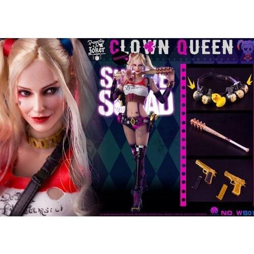 WS010 1/6 Clown Queen Joker Action Figure WAR STORY 12‘’ Female Joker Doll Model Adult Gifts Pre-sale