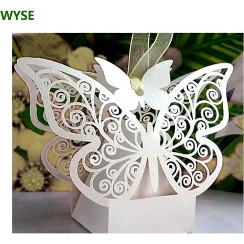 WYSE Metal Cutting Dies Butterfly Craft Dies Leave Die Cut Stencil for DIY Photo Album Paper Card Template Supplies