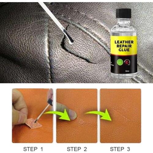 30/50ml Leather Repair Glue Repair Liquid Household Car Leather Products Shoes Wallets Wallets Jackets Furniture Repair Fluid