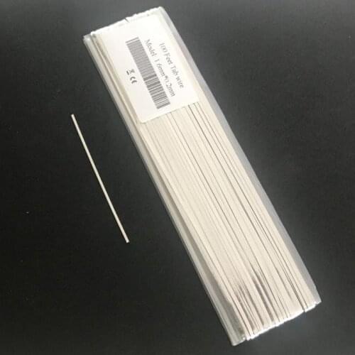 ALLMEJORES Tabbing wire for solar cell 100 feet 1.6mm x 0.2mm PV Ribbon Interconnector Bus bar copper wire for panel solar diy