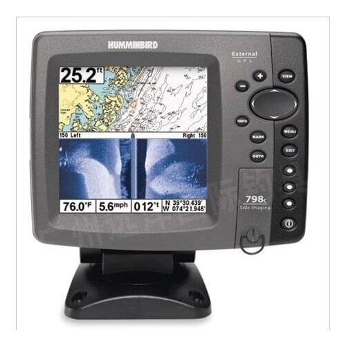 American Hummingbird Sonar Fish Finder 798 COMBO GPS Side Scan Color Screen Chinese Machine
