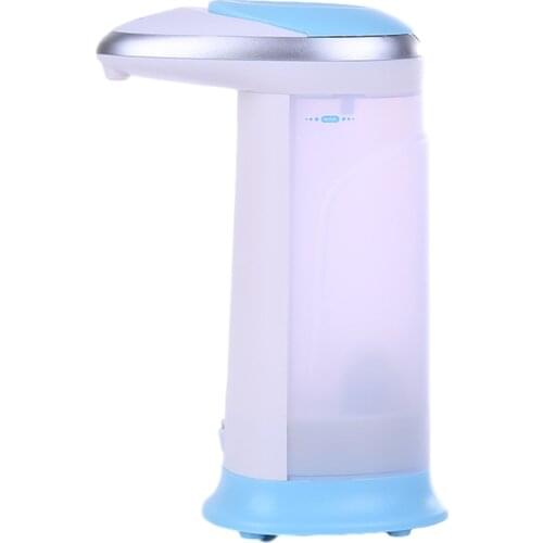 400ml Soap Dispenser Touchless Automatic Soap Dispenser Hand Sanitizer Holder LED Indicator Lights For Kitchen Bathrooms show