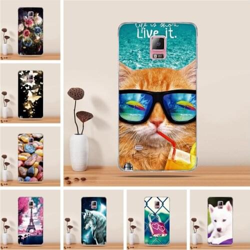 For Samsung Galaxy Note 4 Case Cover for Samsung Galaxy Note 4 N910F 5.7"Cover Silicon Case for Samsung Galaxy Note 4 Phone Case