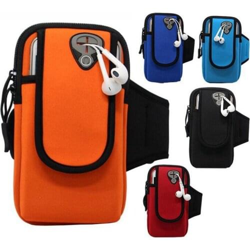 5.5 Sport Armband Phone Pouch For iPhone X 8 7 6S 6 Plus 5 5S SE Universal Gym Running Hiking Phone Bag Case Arm Band Cover