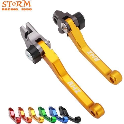 CNC Motorcycle Brake Clutch Lever Set Motorbike With "RMZ" LOGO For Suzuki RMZ250 RMZ 250 2005-2006 Dirt Bike